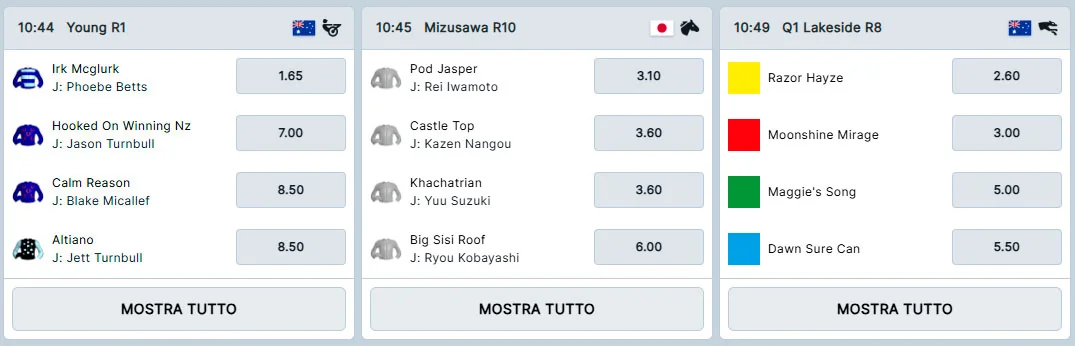 scommesse corse di cavalli bet republic casino